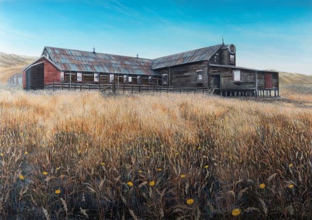 Maraekakaho Woolshed painting